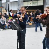 Geigenspielerpärchen I