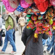 Ballonträgerin